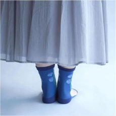画像6: エトワール海渡　シースルーソックス　毛混　北欧調　お花柄《3色、23〜25cm》 3足入【5%特別ポイント品】 (6)