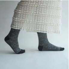 画像6: エトワール海渡　ギュレ　カシミヤ混　お花柄　靴下《3色、22〜25cm》 3足入【5%特別ポイント品】 (6)