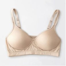 画像1: ストレッチシルク(伸びるシルク)　ワイヤーなし　モールドブラジャー《M・L・LL、3色》 (1)