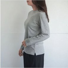 画像7: エトワール海渡　ジョワイユ　ハーフミラノリブ　通年素材　クルーネックカットソー《M・L、4色、》 (7)