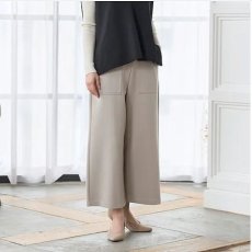 画像2: Reginetta　クロスウォーム　吸湿発熱素材　ベイカーパンツ　【12月上旬入荷予定】《M・L・LL、4色、股下丈58cm》 (2)