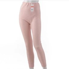 画像1: エアメリー　裏綿100%・表ウール100%　二重編　スラックス下《M・L・LL、パステルピーチのみ》 (1)