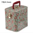 画像3: エトワール海渡　トレンケース　花更紗柄《ミントグリーンのみ、7寸・30cm・33cm》 (3)