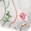画像3: エトワール海渡　フラワー刺繍オーガンジー　くり手バッグ《2色、21x25x2cm》 (3)