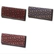 画像1: エトワール海渡　　印伝　長財布　松笠《3色、約9×19×2.2cm、鹿革・牛革》 (1)