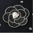 画像4: エトワール海渡　デコレーション大型2WAY大バッグ　カメリア石《黒のみ、26.3×31.5×15.5cm》 (4)