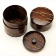 画像2: 角館樺細工　総皮茶入　無地《径8.5×H8.8cm 容量約100g》 (2)