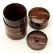 画像2: 角館樺細工　総皮茶入　無地《径8.3×H12.0cm 容量約150g》 (2)