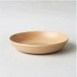 画像1: BUNACO　浅型ボウル　生成　【青森のブナ使用】《生成のみ、24×18.2×H4.5cm》 (1)