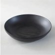 画像2: BUNACO　浅型ボウル　黒　【青森のブナ使用】《黒のみ、24×18.2×H4.5cm》 (2)