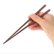 画像5: 大黒屋　江戸木箸　新カラー四方面　中《レッドのみ、約21.5cm》 (5)