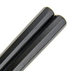 画像2: 大黒屋　江戸木箸　八角　上塗《21.5cm・23.5cm》 (2)