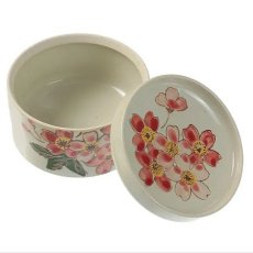 画像3: エトワール海渡　波佐見焼窯元「勲山窯」　葉桜蓋付小物入れ《約直径10.5×高さ7.3cm》 (3)