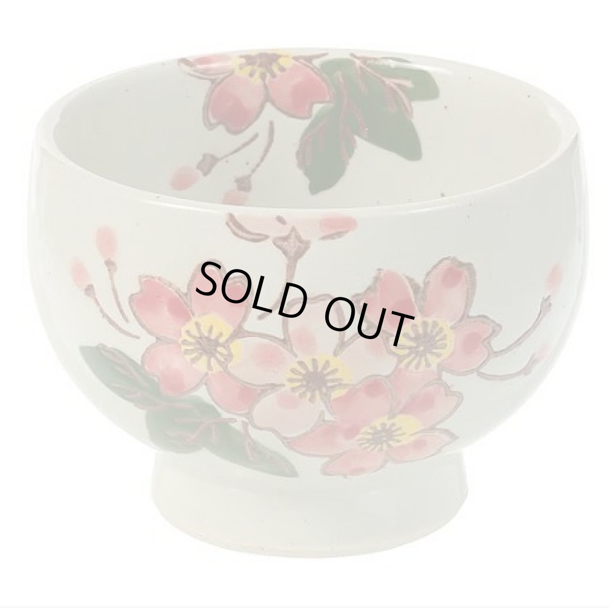 画像1: エトワール海渡　波佐見焼窯元「勲山窯」　葉桜丸抹茶碗《約直径10.4×高さ8cm》 (1)