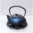 画像4: 南部鉄器　鍋敷き　花丸　黒《約1.5×直径17cm》 (4)