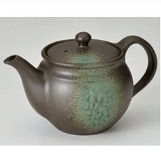 画像1: イラボ釉　珈琲ポット　【常滑焼】《容量：450cc、ペーパーフィルター不要》 (1)