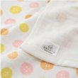 画像4: 天使のガーゼ　泉州タオル　ボタン柄　フェイスタオル《3色、約33×80cm》 3枚入【5%特別ポイント品】 (4)