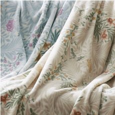 画像2: モリスギャラリー　ラークスパー柄　綿毛布《2色、140×200cm、オーガニックコットン使用》 (2)