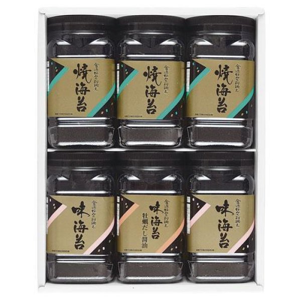画像1: エトワール海渡　卓上海苔　3種6点詰合せ【食品送料適用商品】 (1)