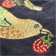 画像5: ウィリアムモリス　コーデュロイ　立体刺繍トートバッグ《4色、横40x縦37cm》 (5)