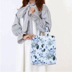 画像4: ルドゥーテローズ　ブルーローズ　A4トートバッグ《2色、》 (4)