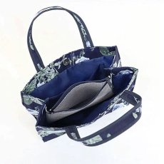 画像3: ルドゥーテローズ　ブルーローズ　ミニトートバッグ《2色、タテ19×ヨコ24.5×マチ7.5cm》 (3)