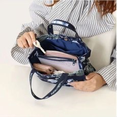 画像4: ルドゥーテローズ　ブルーローズ　ミニトートバッグ《2色、タテ19×ヨコ24.5×マチ7.5cm》 (4)