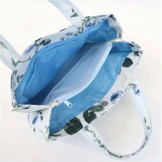 画像6: ルドゥーテローズ　ブルーローズ　ミニトートバッグ《2色、タテ19×ヨコ24.5×マチ7.5cm》 (6)