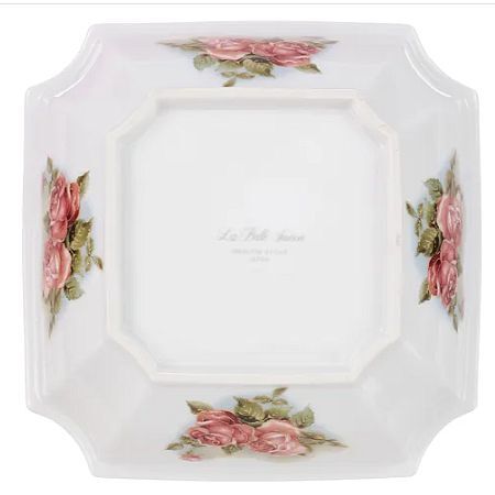 画像3: エトワール海渡 ゴールドローズ スクエア角鉢《約21.2×21.2XH7.2cm》 (3)